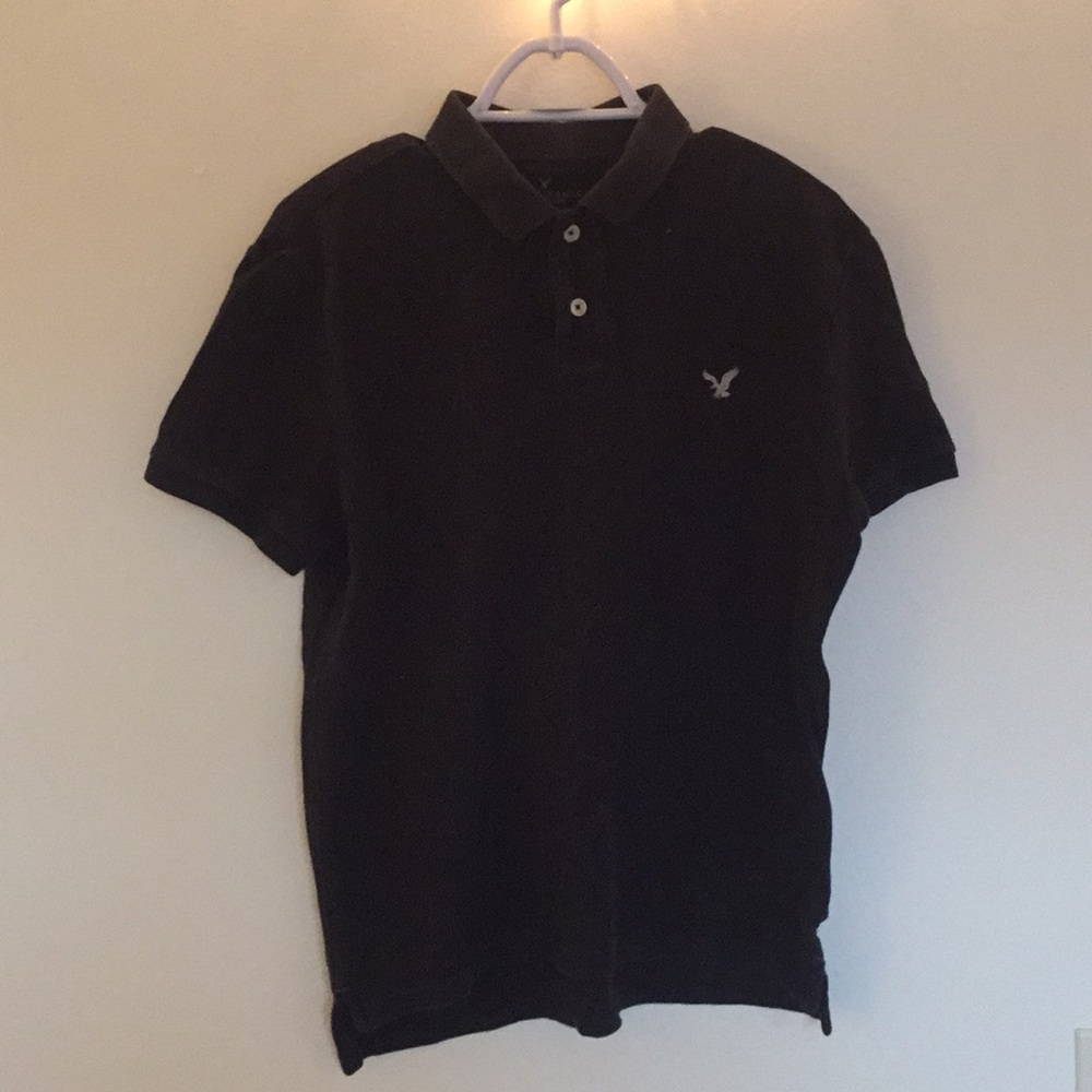 Black American Eagle Polo - Men’s
